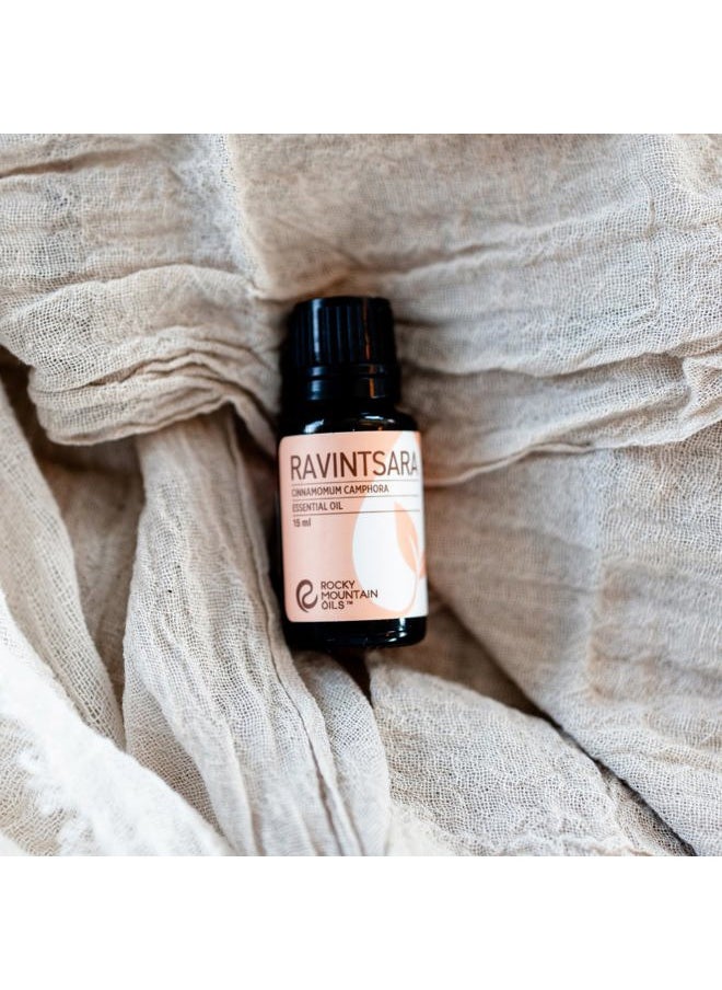 Ravintsara Essential Oill 15 ml, 100% Pure Undiluted, Natural & Therapeutic Grade Premium Aromatherapy Oil