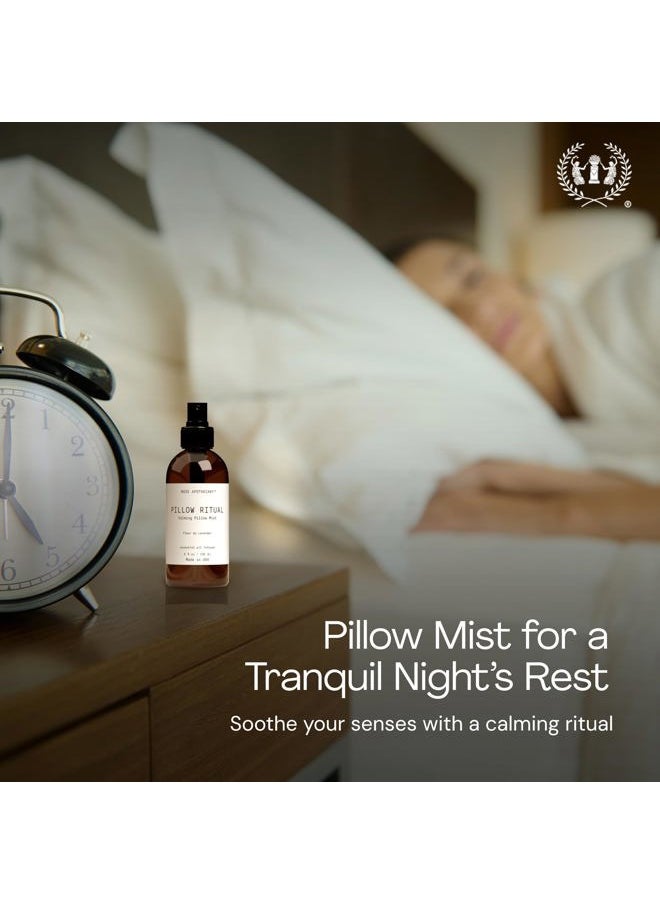 Pillow Ritual - Aromatic, Calming and Relaxing Pillow Mist, Linen and Fabric Spray - Infused with Natural Aromatherapy Essential Oils - 8 oz, Fleur du Lavender