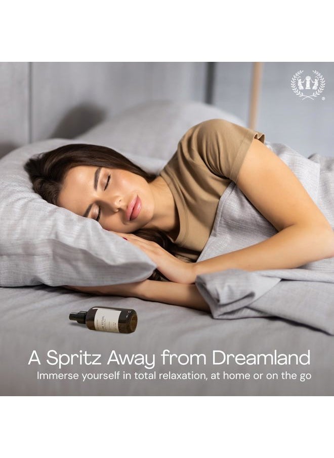 Pillow Ritual - Aromatic, Calming and Relaxing Pillow Mist, Linen and Fabric Spray - Infused with Natural Aromatherapy Essential Oils - 8 oz, Fleur du Lavender