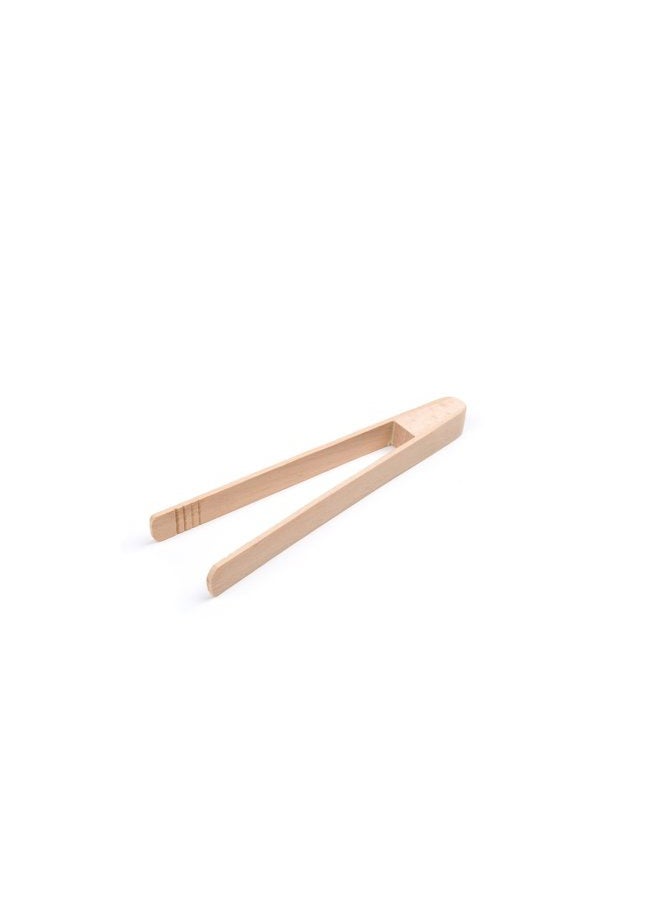Toaster Tongs, 8-Inch, Brown