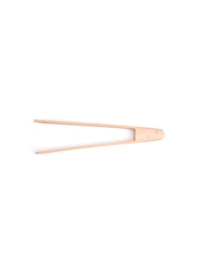 Toaster Tongs, 8-Inch, Brown