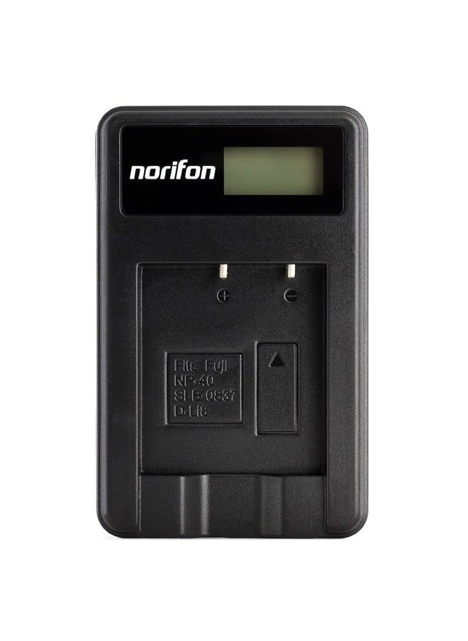 D-LI8 LCD USB Charger for Pentax Optio A10, Optio A20, Optio A30, Optio S4i, Optio S5i, Optio S7, Optio SV Camera and More