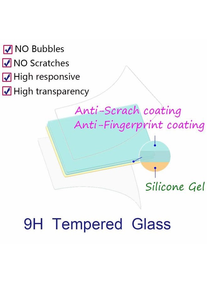 Screen Protector for Canon EOS 90D 80D 70D 77D Camera & Hot Shoe Cover [3+2 Pack], ULBTER Tempered Glass 0.3mm 9H Hardness Ultra-clear Anti-Scrach