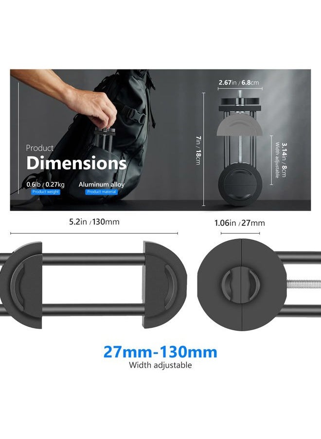 Neewer Camera Lens Vise Repair Tool for Lens and Filter, Ring Adjustment Range 27mm to 130mm, Steel Construction
