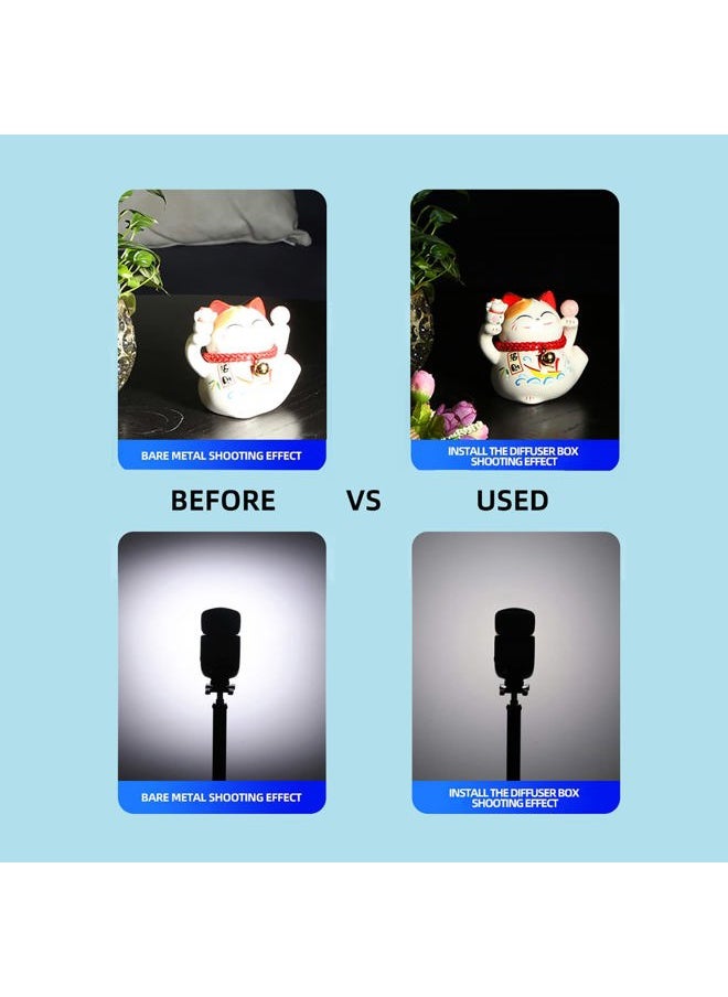Flash Diffuser for Speedlight [3-Pack], Compatible with Canon 560 565EX 580EX and with Godox V860 TT600 - Speedlight, Camera Flash, Compatible with Canon and Godox Flash Diffuser