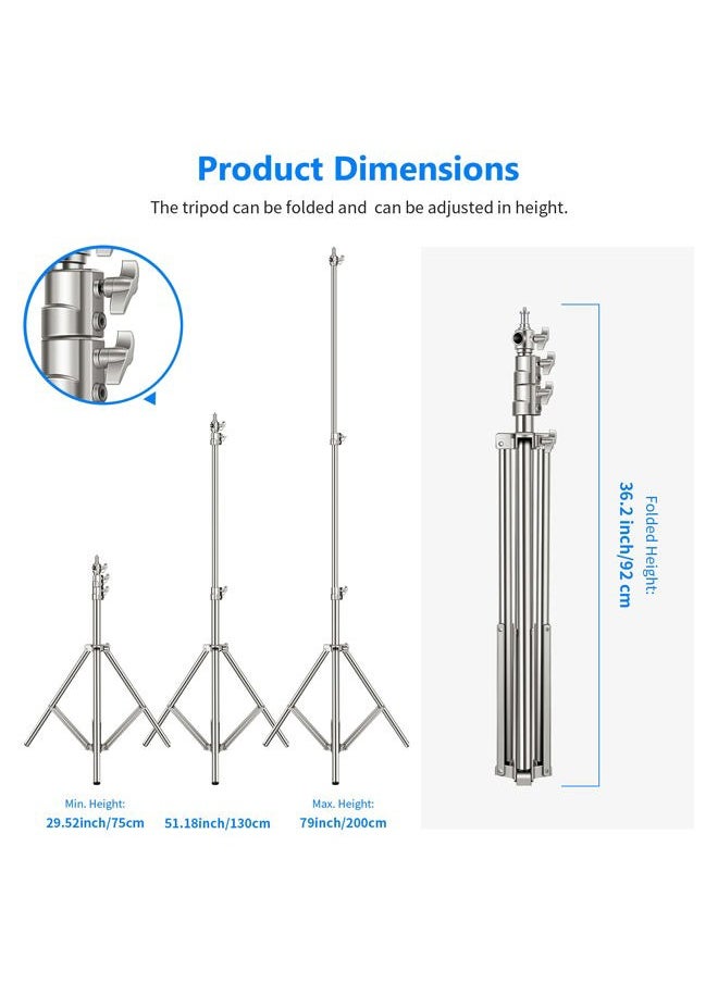 2PCS Light Stand Kit, 79