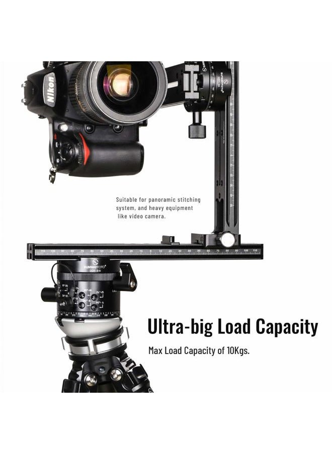 DYH-68 Leveling Base Tripod Head 22 lbs Load Capacity