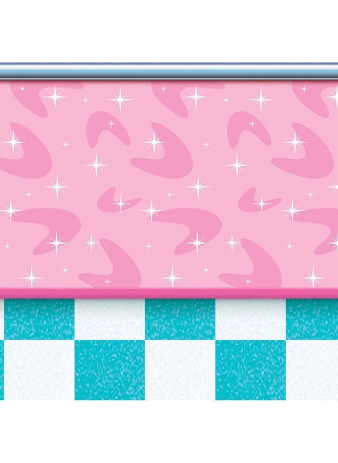 50s Soda Shop Photo Backdrop