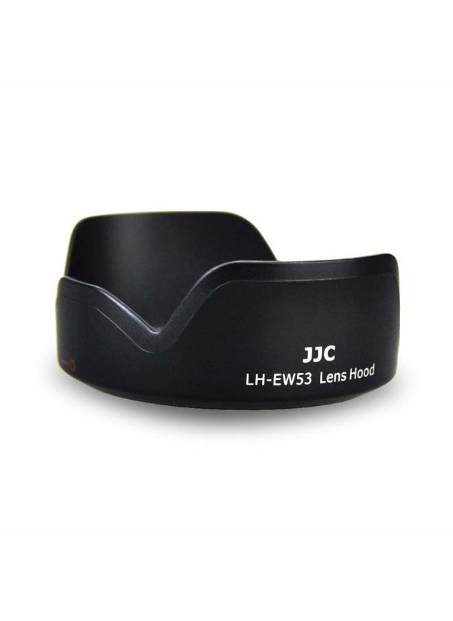 Camera Lens Hood Shade for Canon EF-M 15-45mm f/3.5-6.3 is STM & RF-S 18-45mm f/4.5-6.3 is STM Lens on Canon EOS R100 R50 M50 M50 Mark II M5 M6 M6 Mark II M200 M100 Replaces Canon EW-53 Hood