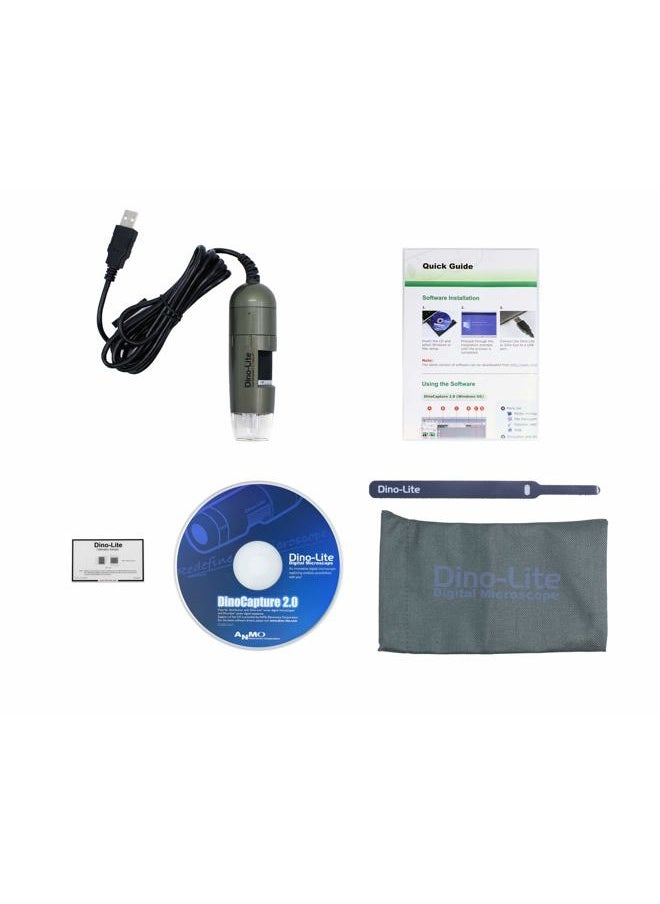 USB Digital Microscope AM4111T - 1.3MP, 20x - 50x, 200x Optical Magnification, Microtouch, Windows/Mac Software Included