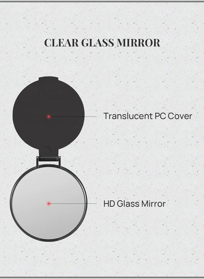 Compact Mirror Bulk, Round Makeup Mirror for Purse, Set of 24 (12-Color)