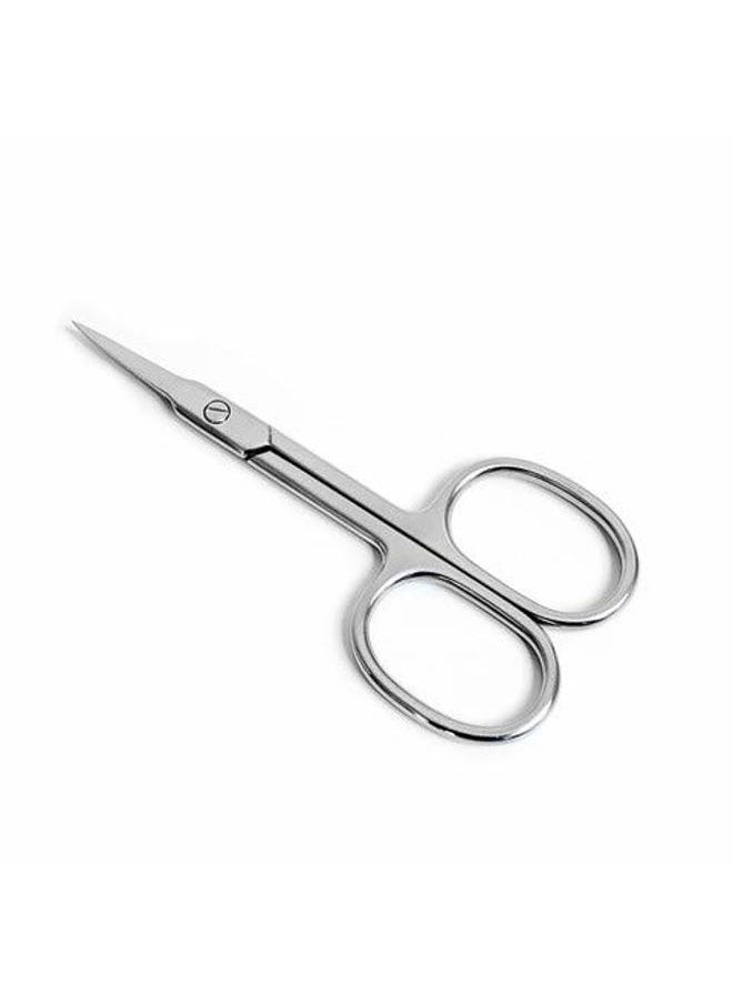 Straight Beauty Grooming Manicure Cuticle Scissors for Facial Hair, Nail, Moustache, Eyebrow, Eyelash, Nose, Ear, and Dry Skin, Men and Women, Stainless Steel
