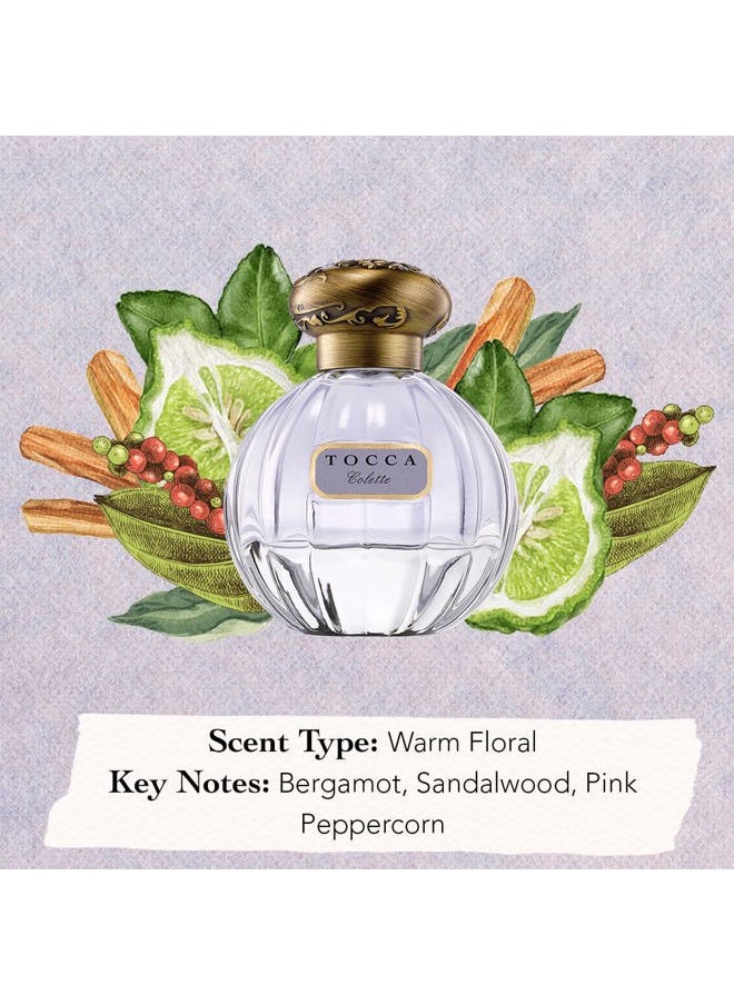 Colette Women's Perfume, 1.7oz (50 ml) - Warm Floral, Bergamot, Sandalwood, Pink Peppercorn Fragrance