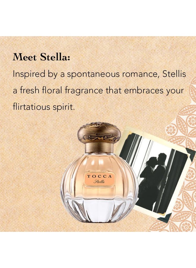 Stella Perfume for Women, 1.7oz (50 ml) - Fresh Floral, Blood Orange, Freesia, & Spicy Lily Fragrance