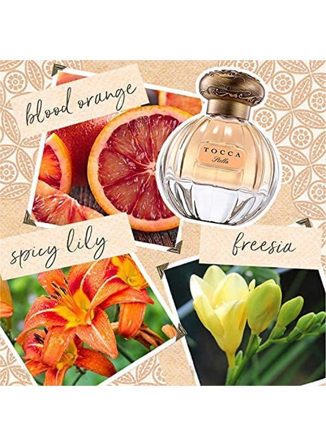 Stella Perfume for Women, 1.7oz (50 ml) - Fresh Floral, Blood Orange, Freesia, & Spicy Lily Fragrance
