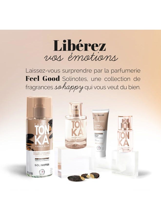 Solinotes Tonka Perfume for Women & Men, 1.7 Fl Oz/ 50 ML Eau De Parfum, Delicate Floral and Soothing Scent with Premium Ingredients - Clean Perfume, Cruelty Free, Vegan, Made in France