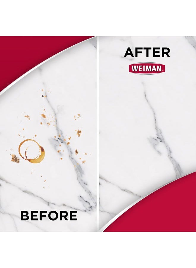 Quartz Countertop Cleaner and Polish (2 Pack w/Micro Towel) Clean and Shine Your Quartz Countertops Islands and Stone Surfaces with Ultra Violet Protection