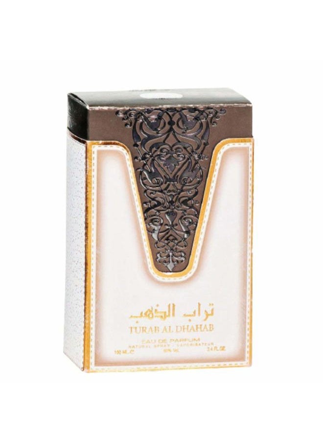 Ard Al Zaafaran Turab Al Dhahab Eau De Parfum Spray for Women, 3.4 Ounce