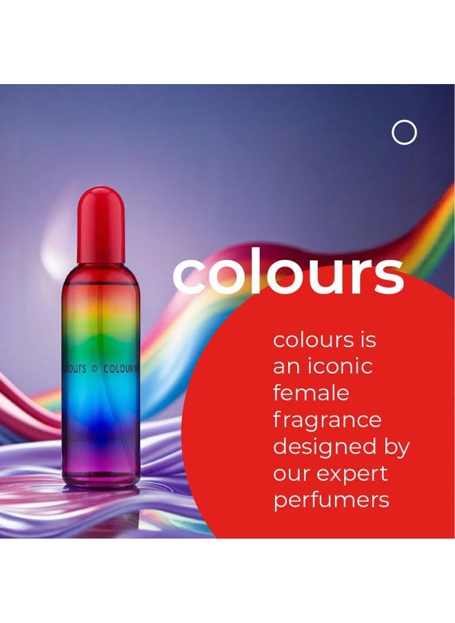 Colour Me Pink by Milton-Lloyd - Perfume for Women - Floral Scent - Opens with Almond Blossom, Lilies, and White Rose - Blended with Vanilla Base - For Warm, Romantic Ladies - 1.7 oz EDP Spray