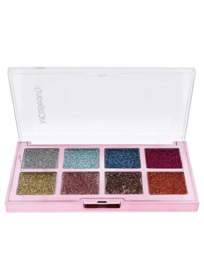 Oh Sweetie Glitter Palette - Consists Of 8 Finely Pressed Glitter Shades - Ultra-Soft And Highly Blendable - Giving You A Long-Wearing, High-Impact Glam Effect - For A Unique Look - 1 Pc