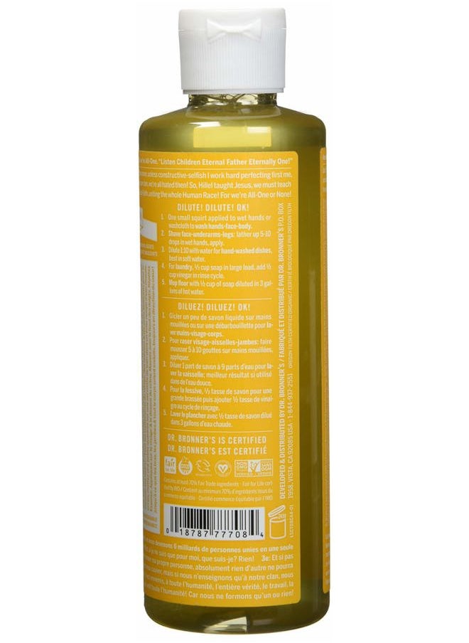 Organic Pure Castile Liquid Soap Citrus Orange - 8 fl oz