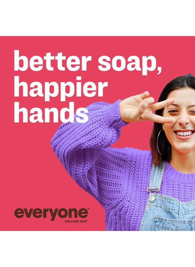 Everyone Liquid Hand Soap, 12.75 Ounce (Pack of 3), Ruby Grapefruit, Plant-Based Cleanser with Pure Essential Oils (Packaging May Vary)