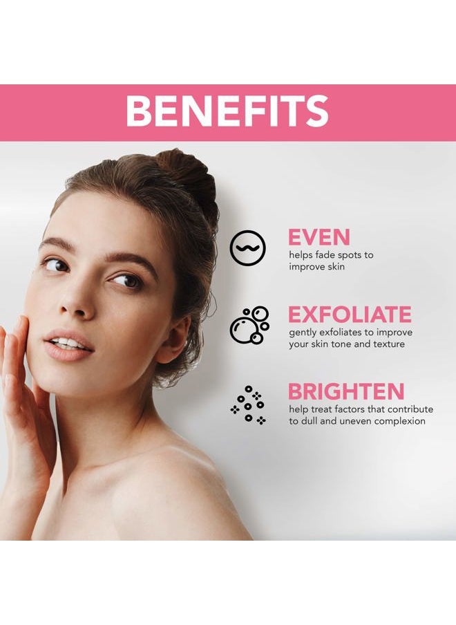 HOLLYWOOD Glycolic Acid Professional Chemical Peel for Face at Home - Intense Alpha Hydroxy Acid Skin Peel For Acne Scars, Collagen Boost, Wrinkles, Fine Lines - Liquid Exfoliant for Face Peel Mask