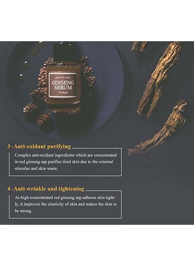 [I'M FROM] Ginseng Serum, 30ml, elasticity, anti-wrinkle, 7.98% ginseng extract