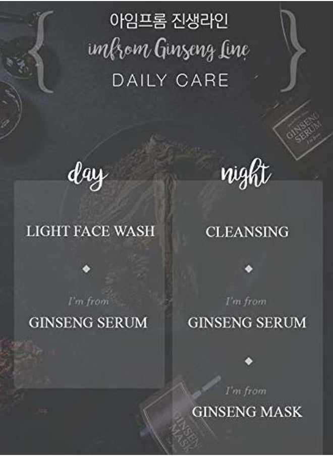 [I'M FROM] Ginseng Serum, 30ml, elasticity, anti-wrinkle, 7.98% ginseng extract