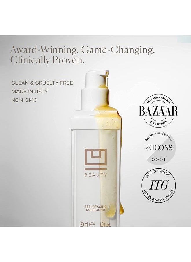 The U Beauty Duo - Resurfacing Compound & SUPER Hydrator Set - Vitamin C & E, Retinol, Hyaluronic Acid - Moisturizing Face Serum Duo for Smooth, Hydrated and Softer Skin, Set of 2 1.7 fl oz