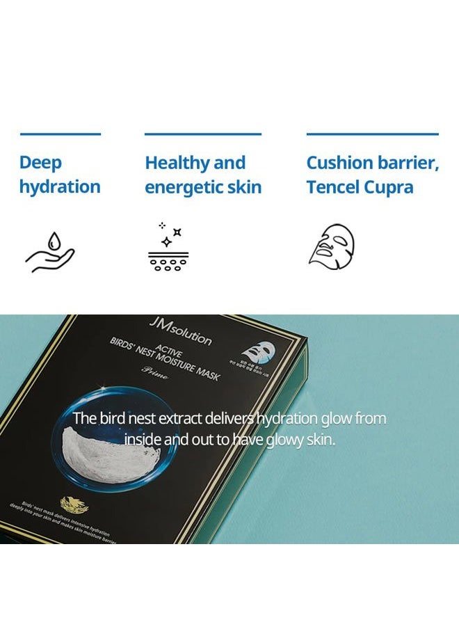 Bird Nest Mask - Korean Skincare Facial Mask-10 sheets for all skin types - Moisture (Bird Nest)-Korean Skin care