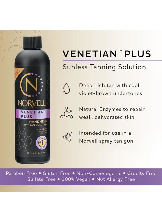 Premium Sunless Tanning Solution - Venetian Plus, 8 Fl Oz