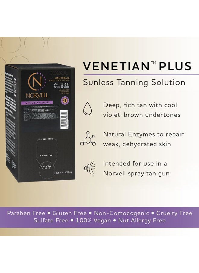 Premium Sunless Tanning Solution - Venetian Plus, 128 Fl Oz