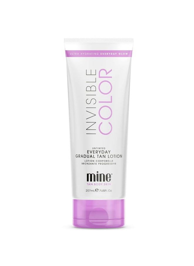 Minetan Self Tanner Lotion | Invisible Color Gradual Fake Tanning Body Lotion - Best Moisturizing Sunless Tan Cream To Build a Deep Dark Bronze Or Maintain a Natural Golden Glow, 6.7 fl oz