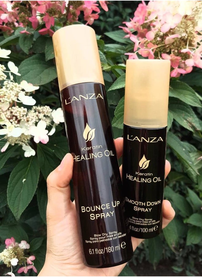 Keratin Healing Oil Bounce Up Hair Spray, Boosts Volume and Shine, With a Weightless Formula, For an Extra Push of Plump, Body & Bounce (6.1 Fl Oz)