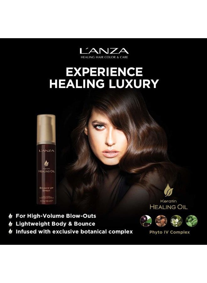 Keratin Healing Oil Bounce Up Hair Spray, Boosts Volume and Shine, With a Weightless Formula, For an Extra Push of Plump, Body & Bounce (6.1 Fl Oz)