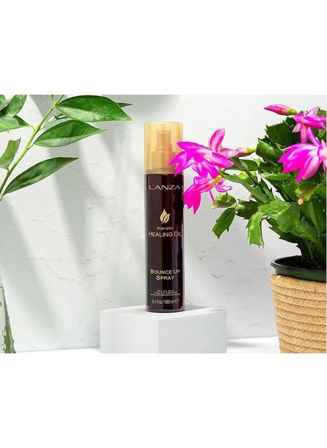 Keratin Healing Oil Bounce Up Hair Spray, Boosts Volume and Shine, With a Weightless Formula, For an Extra Push of Plump, Body & Bounce (6.1 Fl Oz)