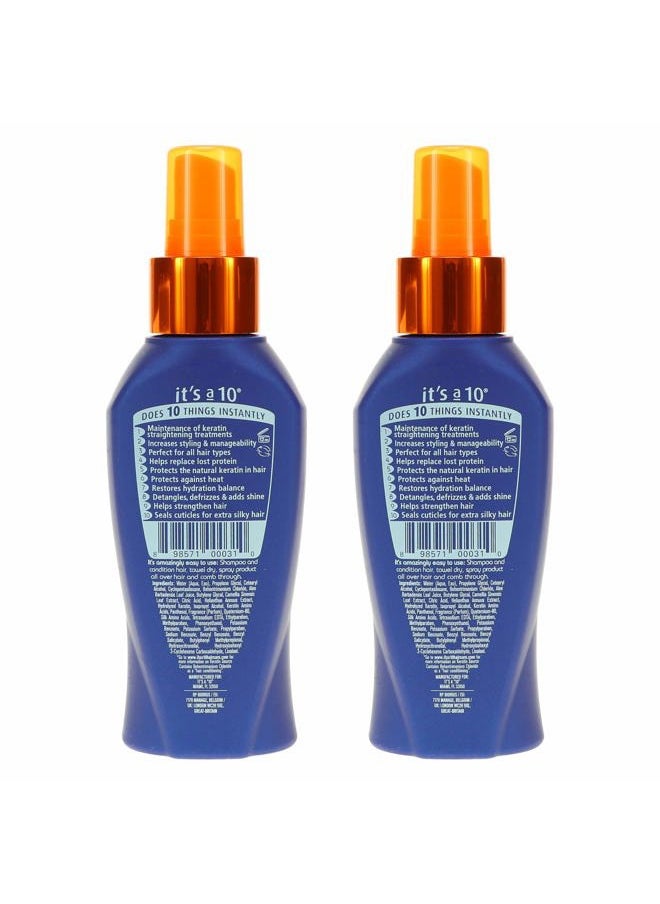 It's A 10 Haircare Miracle Leave-In Conditioner Spray w/Keratin - 4 oz. - 2ct