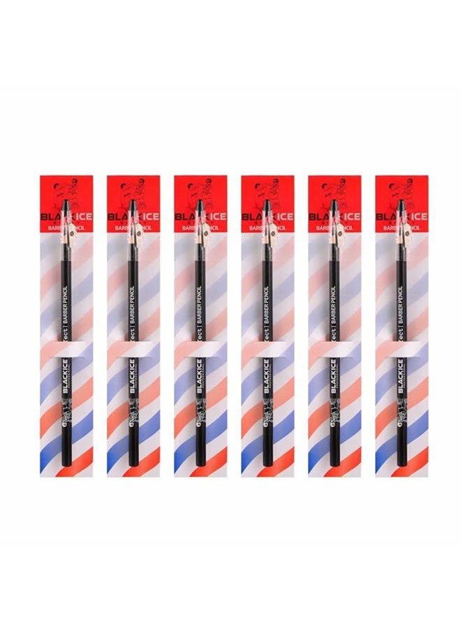 Spray Barber Pencil (Black) - 6 pieces