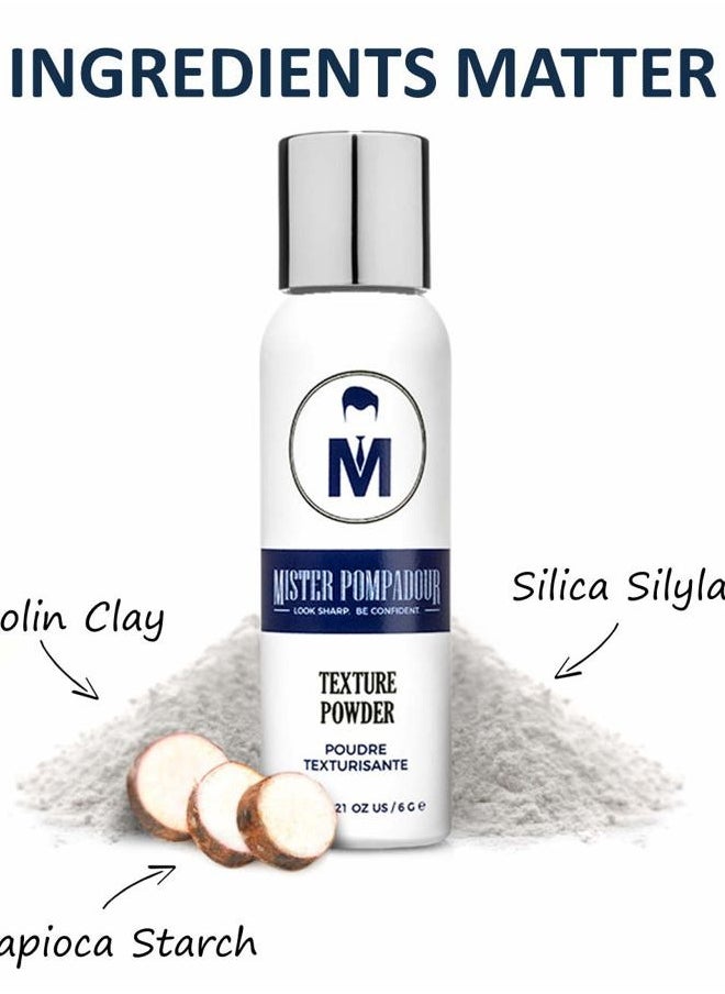 Texture Powder | Dry Volumizing Powder for Men and Women | Instant Volume for Fine, Straight, Thin or Thinning Hair | Natural Ingredients | Invisible and Scent Free Hold