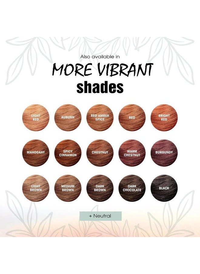 Light Mountain Henna Hair Color & Conditioner - Burgundy Hair Dye for Men/Women, Organic Henna Leaf Powder and Botanicals, Chemical-Free, Semi-Permanent Hair Color, 4 Oz (Pack of 3)