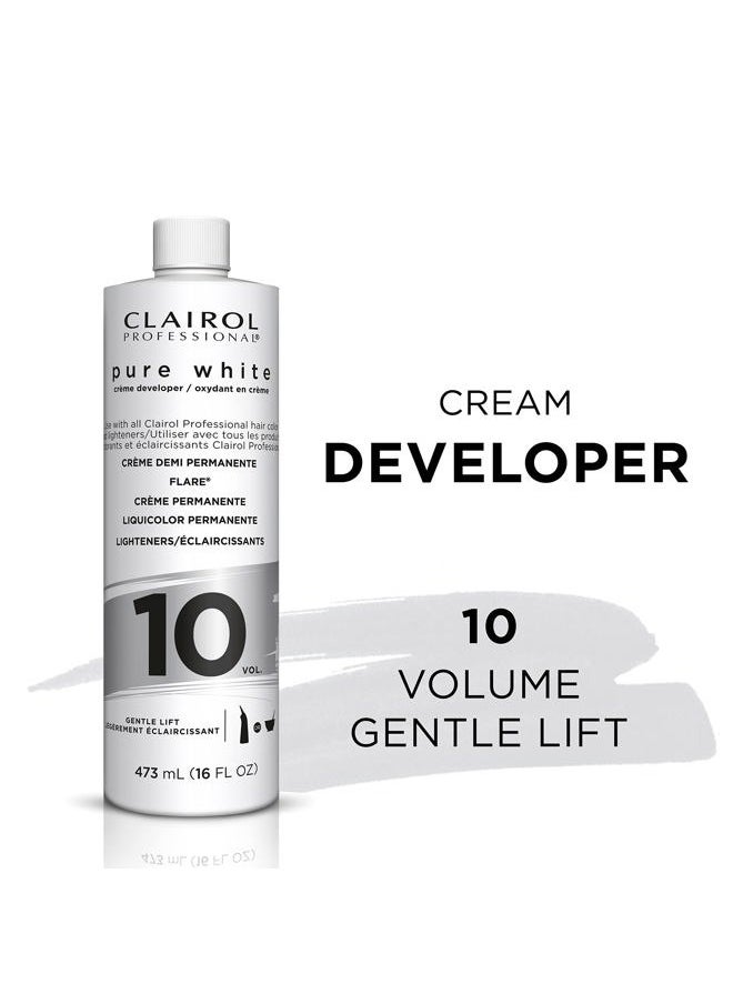 Pure White 10 volume Crème Developer, 16 oz