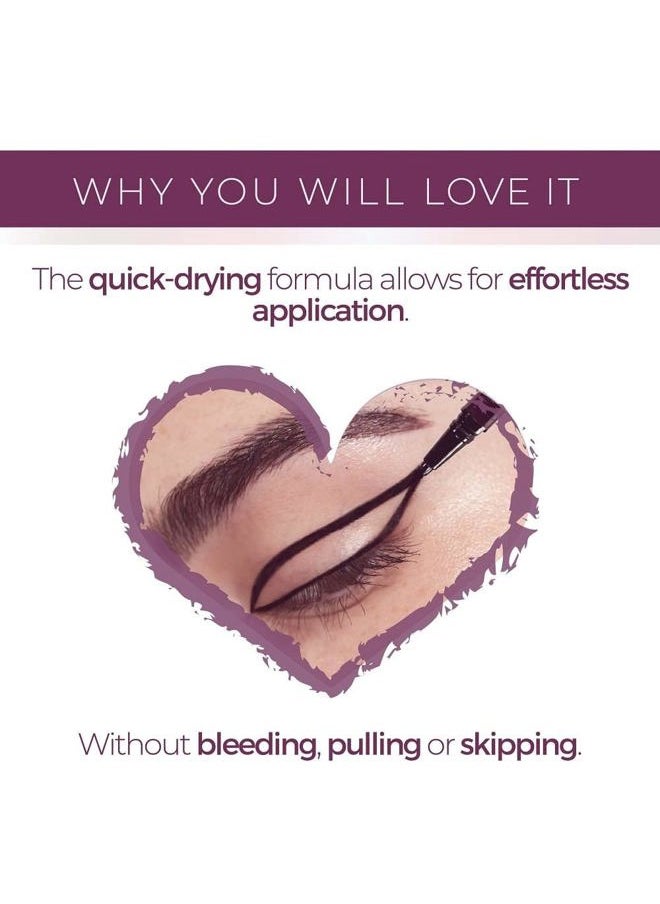 Blinc Micropoint Eyeliner Pen, Liquid Eyeliner Pen with ultra-precise Felt Tip, No-Skip, Ultra-Longwearing Highly-Pigmented Waterproof Eye Liner, Vegan, Gluten-Free and Cruelty-Free, 0.5mL/0.017 Fl Oz