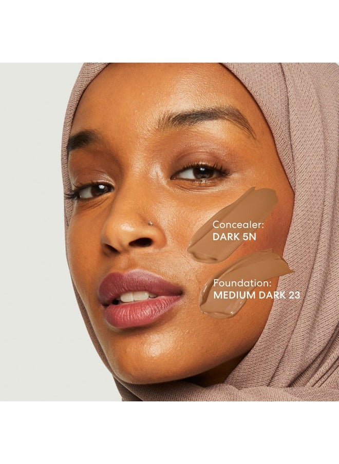 Original Liquid Mineral Concealer, Brightening Dark Circle Eye Concealer, Reduces Look of Fine Lines, Buildable Coverage, Vegan
