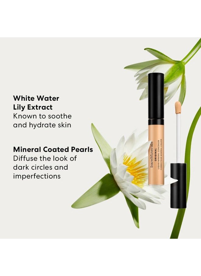 Original Liquid Mineral Concealer, Brightening Dark Circle Eye Concealer, Reduces Look of Fine Lines, Buildable Coverage, Vegan