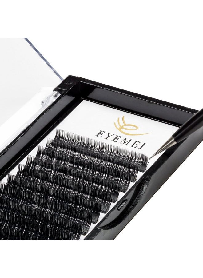 Eyelash Extensions 0.07 D Curl Natural Faux Mink Eyelash Extensions Individual Lashes Extension 13mm Tray Salon Use by EYEMEI