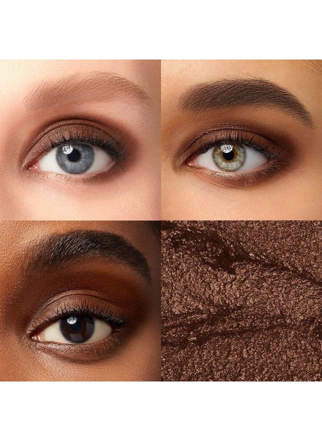 Eyeshadow 101 Crème-to-Powder Waterproof Eyeshadow Stick – Cocoa Shimmer – Long-Lasting, Crease-Proof, Rich Brown Shimmer Eyeshadow with Built-in Smudger