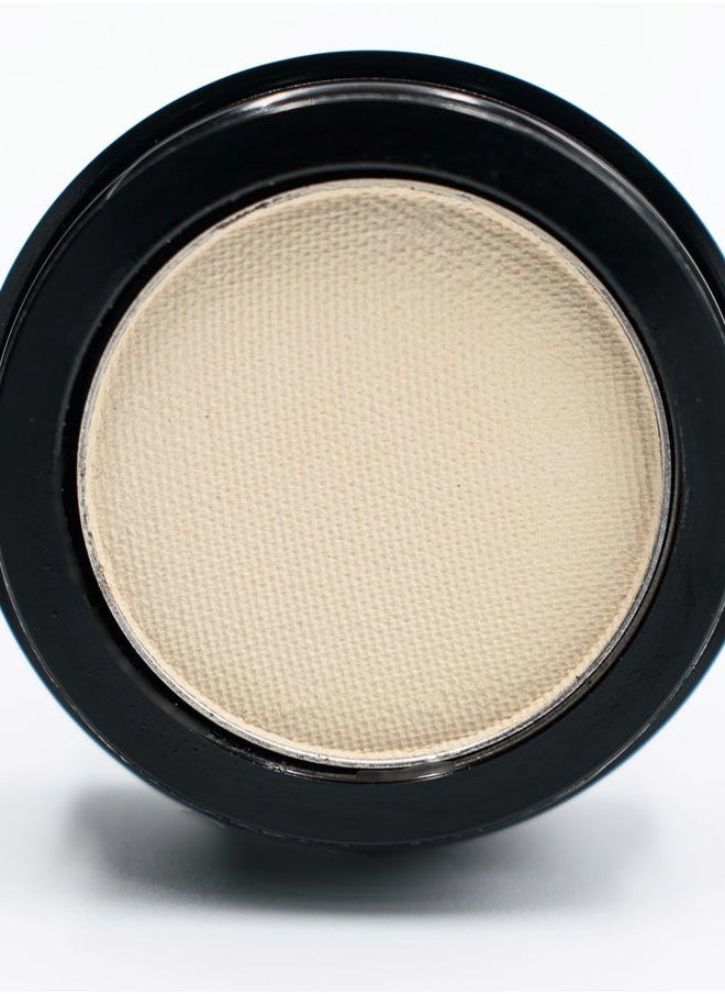 Naked French Vanilla Off White Nude Neutral Matte Pressed Powder Single Vegan Eyeshadow; Talc, Paraben & Cruelty Free