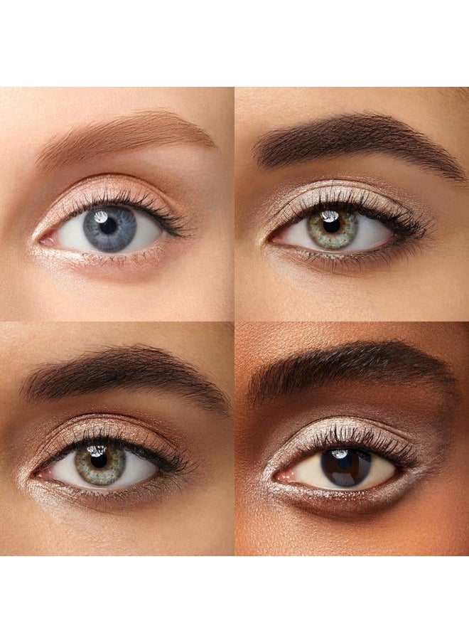 Eyeshadow 101 Crème-to-Powder Waterproof Eyeshadow Stick Duo – Long-Lasting, Crease-Proof, Easy Apply with Built-in Smudger - Champagne Shimmer and Pearl Shimmer