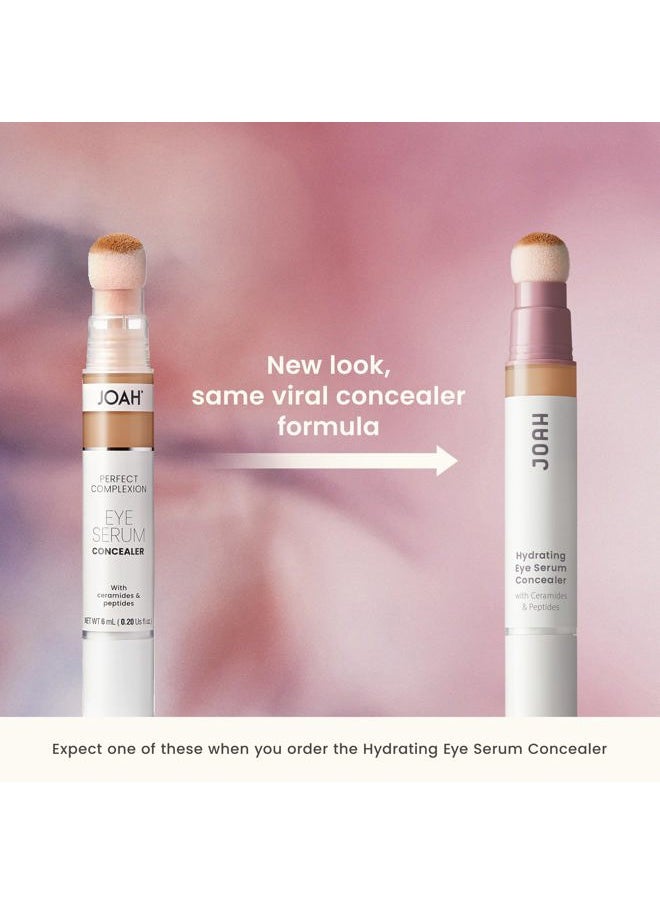Perfect Complexion Under Eye Concealer and Serum, Korean Makeup, Hydrating Under Eye Serum Concealer Stick for Dark Circles and Puffiness, Peptide Serum with Medium Coverage